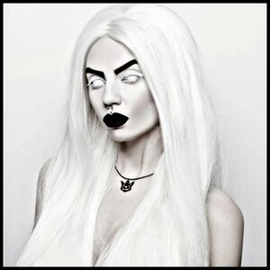 Rogue + Wolf ✦ Witch Cat Familiar Necklace ✦ 3D Black Polyamide Pendant Rare NWT